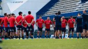 Universidad Católica entrenó en el estadio de Emelec para duelo con Barcelona