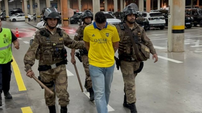 Hincha de Boca Juniors fue detenido por gestos racistas en el duelo ante Cruzeiro