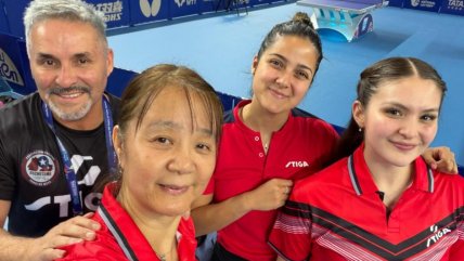   Tania Zeng lideró el debut triunfal de Chile en el Mundial de Tenis de Mesa 