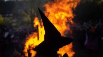 La celebración de la Noche de Walpurgis en Praga