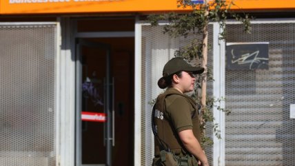   Carabineros busca a sujetos que intentaron robar en sucursal de BancoEstado 