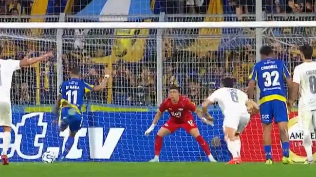[VIDEO] Angel Di María perdió un penal en Copa Libertadores