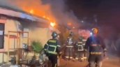 Incendio destruyó cuatro cabañas en el sector sur de Antofagasta