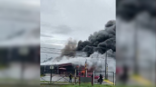 Una mujer murió en incendio que destruyó mall chino de Pitrufquén