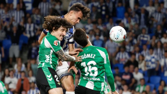 Betis dejó escapar un triunfo clave en su visita a Real Sociedad