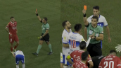 [VIDEOS] Céspedes y Palavecino se fueron expulsados en el duelo de la UC con Ñublense