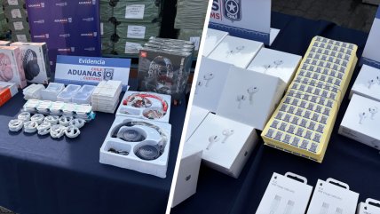   Aduanas requisó contrabando de más de 350 mil artículos electrónicos 
