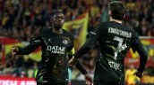 Sufre PSG: Dembélé tiene problemas musculares a 12 días de la final de la Champions