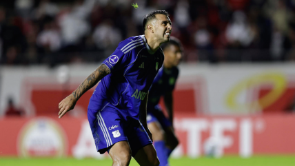   Rodrigo Contreras erró un penal en el empate que le dio una mano a O'Higgins en Sudamericana 