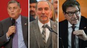 Los tres biministros de Kast: Claudio Alvarado, Louis de Grange y Daniel Mas