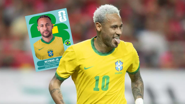Panini confirmó que Neymar tendrá su lámina en la actualización del álbum del Mundial