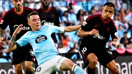 Alexis y Suazo fueron titulares en la derrota de Sevilla ante Celta, que jugará Europa League
