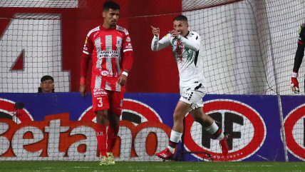   Gonzalo Tapia comandó el triunfo de Palestino ante Unión La Calera con un doblete 