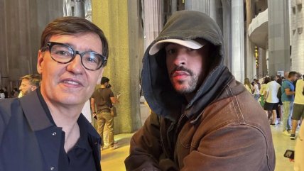   Bad Bunny visitó la Sagrada Familia y revolucionó a fans en Barcelona 