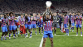 Los festejos de Crystal Palace como flamante campeón de la Conference League