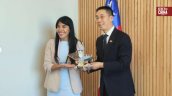 Embajador chino se reunió con la ministra Lincolao