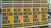 Barristas de Boca pegaron amenazantes mensajes antes del duelo copero con la UC