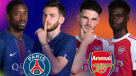 PSG y Arsenal confirmaron formaciones para la final de Champions