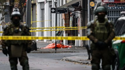 Carabineros abate a delincuente tras denuncia de secuestro en el centro de Santiago