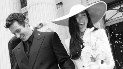 Dua Lipa compartió postales de su íntimo y elegante matrimonio