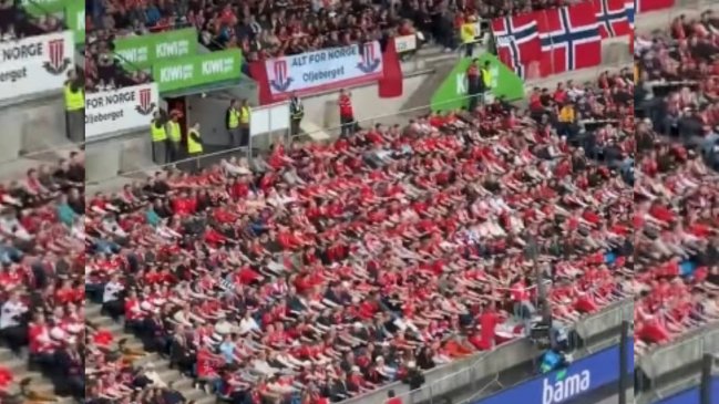 [VIDEO] ¡Listos para el Mundial! Hinchas de Noruega mostraron su renovado cántico vikingo