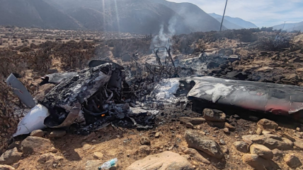   Aeronave de la FACh capotó en Coquimbo: Pilotos salieron ilesos 