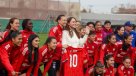 Ministra Duco visitó a La Roja Femenina en la antesala del crucial duelo por la Liga de Naciones