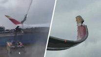   Terminó pésimo: saludo a un Airbus 350 causó daños y suspensión de vuelo 