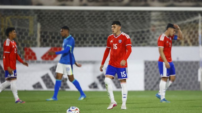 La Roja Sub 20 lamentó una amarga derrota en el amistoso con Brasil en el Nacional