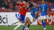 El tropiezo de La Roja Sub 20 ante Brasil en el Estadio Nacional