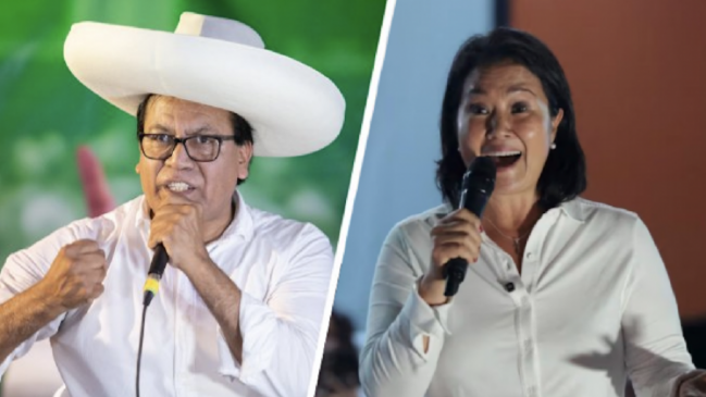 Perú: Ventaja de Sánchez sobre Fujimori baja a 20 mil votos en recta final de escrutinio