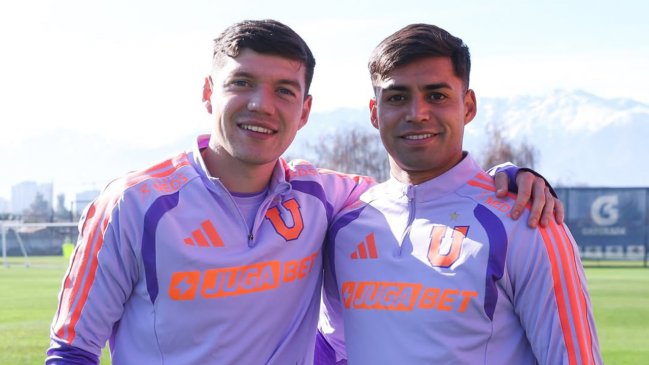 Arce y Hormazábal se sumaron a las prácticas de la U tras volver de la gira europea con La Roja