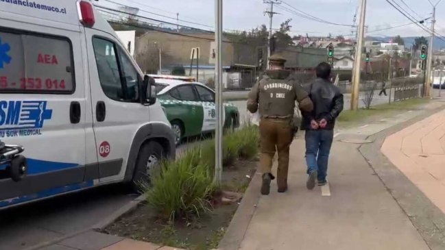 Conductor de micro fue detenido tras dar positivo a cocaína en Temuco
