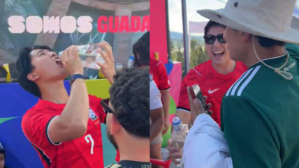   Hinchas coreanos se tomaron todo su tequila al no poder ingresarlo al estadio 