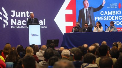  Junta Nacional de la DC oficializó al diputado Álvaro Ortiz como su nuevo presidente  