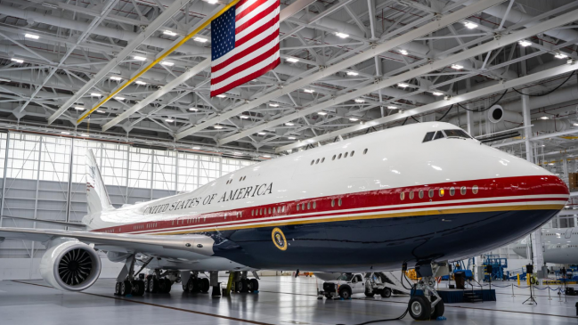 Los lujos del nuevo Air Force One de Trump, donado por Catar