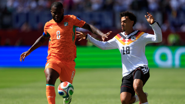 Costa de Marfil sorprendió a Alemania y abrió el marcador con un tanto de Franck Kessie