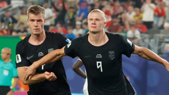 Haaland firmó su doblete para Noruega con otro gol de primera ante Senegal