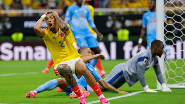 El gol anulado a Daniel Muñoz en Colombia ante RD del Congo por fuera de juego