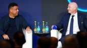 Ronaldo, Roberto Carlos y Cafú jugaron al 