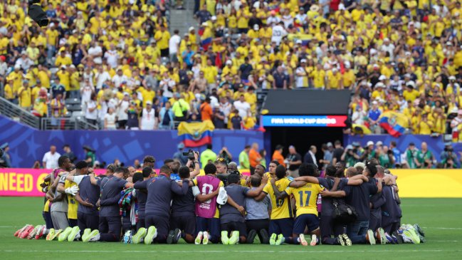 La emotiva postal que dejó el plantel de Ecuador tras vencer a Alemania