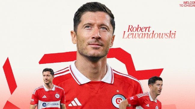 Otra leyenda más a EE.UU: Chicago Fire anunció fichaje de Robert Lewandowski