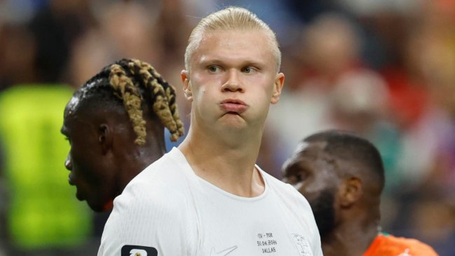 Haaland y el cruce de Noruega contra Brasil: 