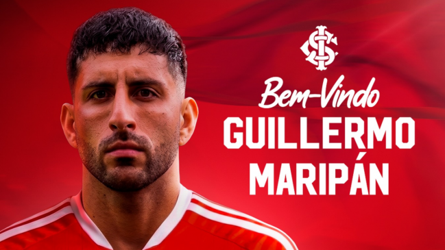 Guillermo Maripán fue presentado como nuevo refuerzo de Internacional de Porto Alegre