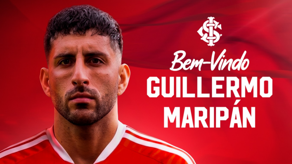 Guillermo Maripán fue presentado como nuevo refuerzo de Internacional de Porto Alegre