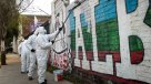Municipalidad de Peñalolén eliminó rayados de la Garra Blanca, 