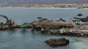MOP constató 50% de avance en construcción de nueva caleta en Hornitos
