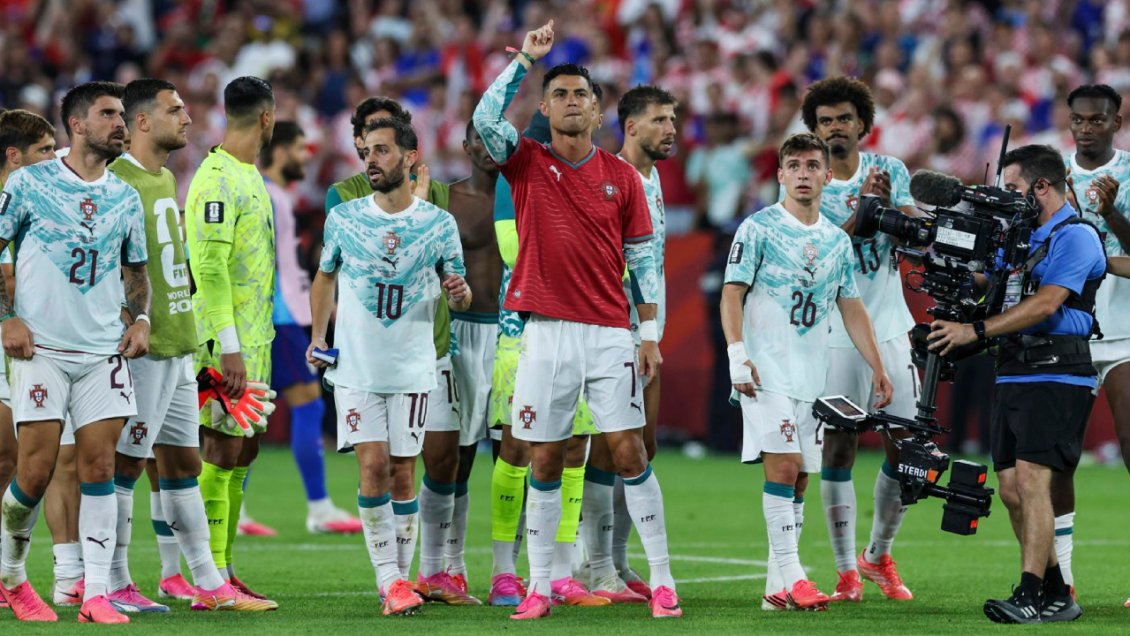 La emoción de Cristiano con el homenaje de Portugal a Diogo Jota tras el triunfo ante Croacia