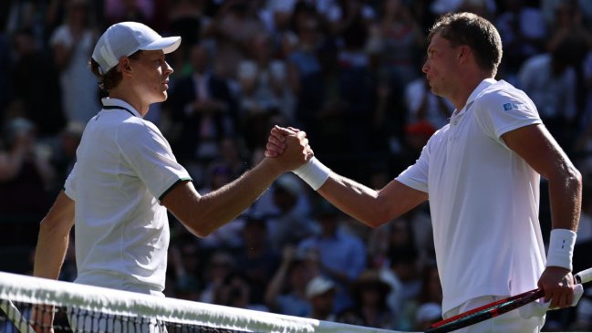 Jannik Sinner avanzó a octavos de Wimbledon por quinto año consecutivo