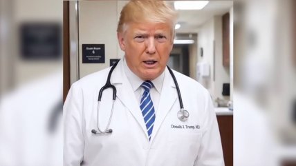 Trump publicó video de IA donde cura el 